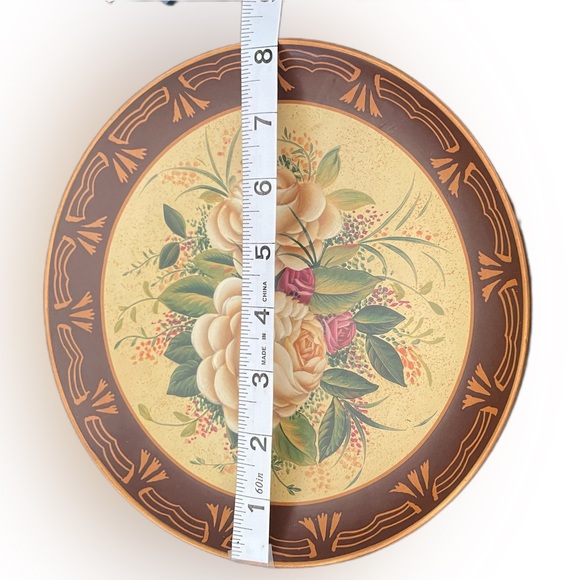 Home Interiors and Gifts Decorative Plates Floral - Picture 5 of 9